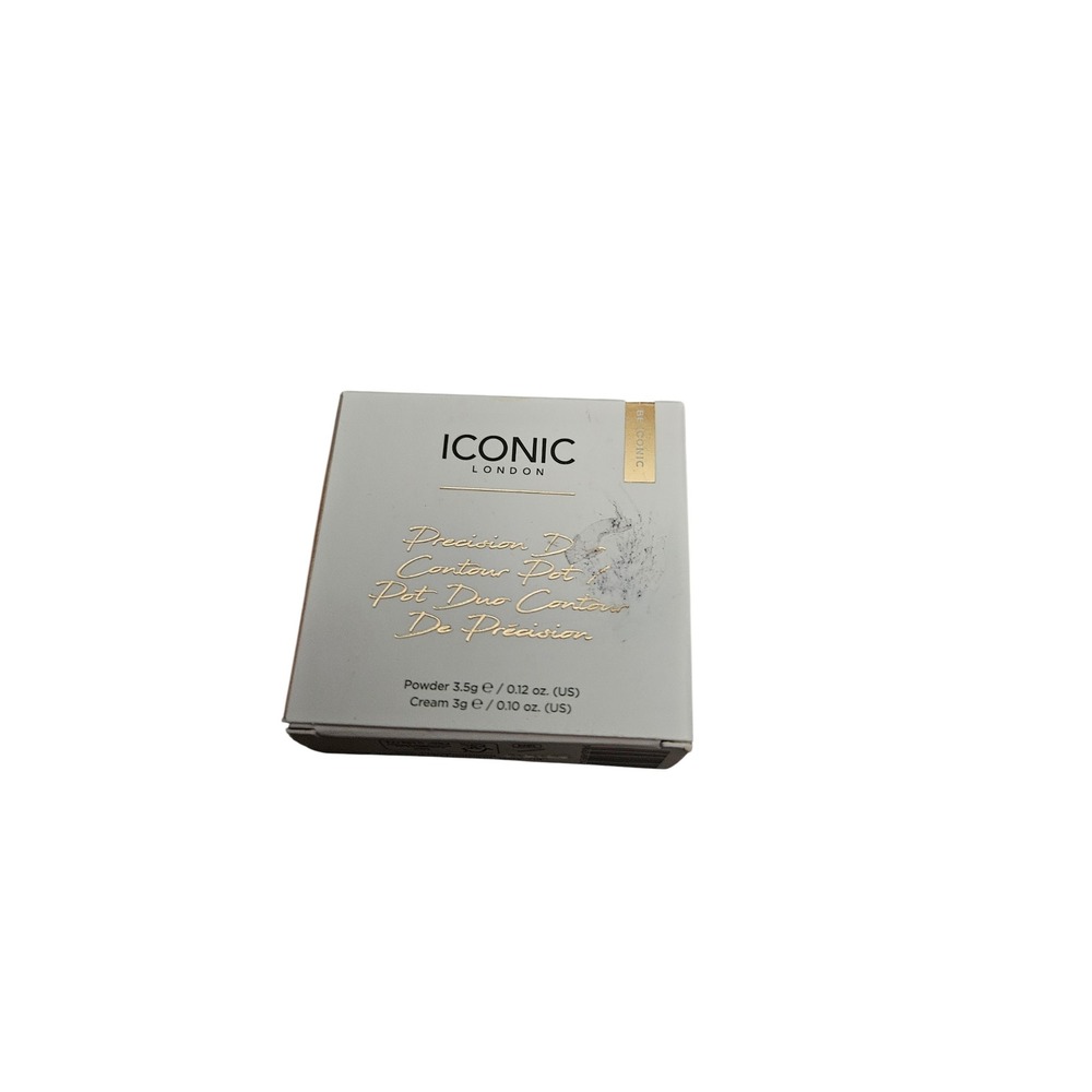 Iconic London Precision Duo Contour Pot Shadow Medium Cream and Powder Duo